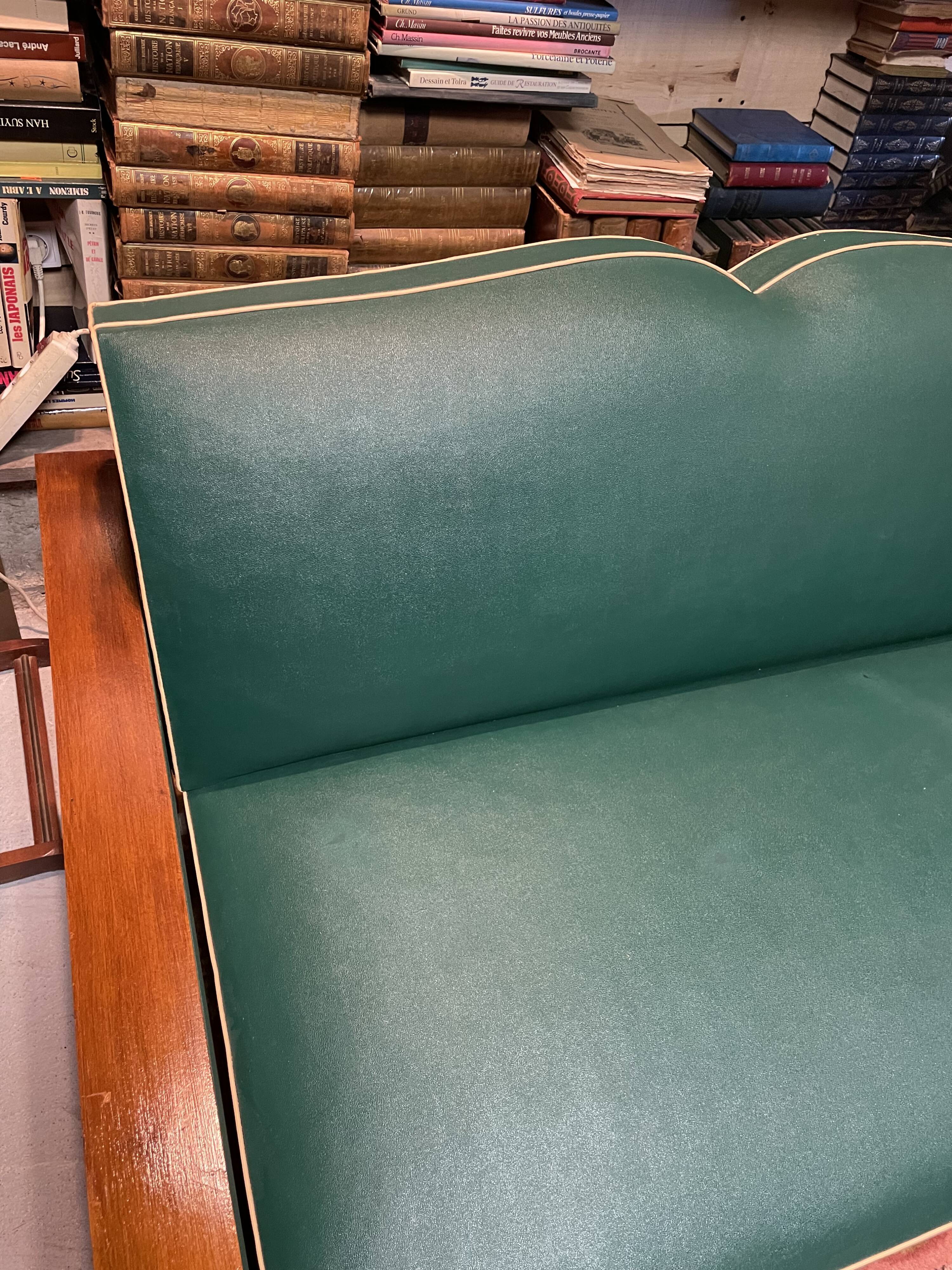 Vintage mustache club sofa year 50