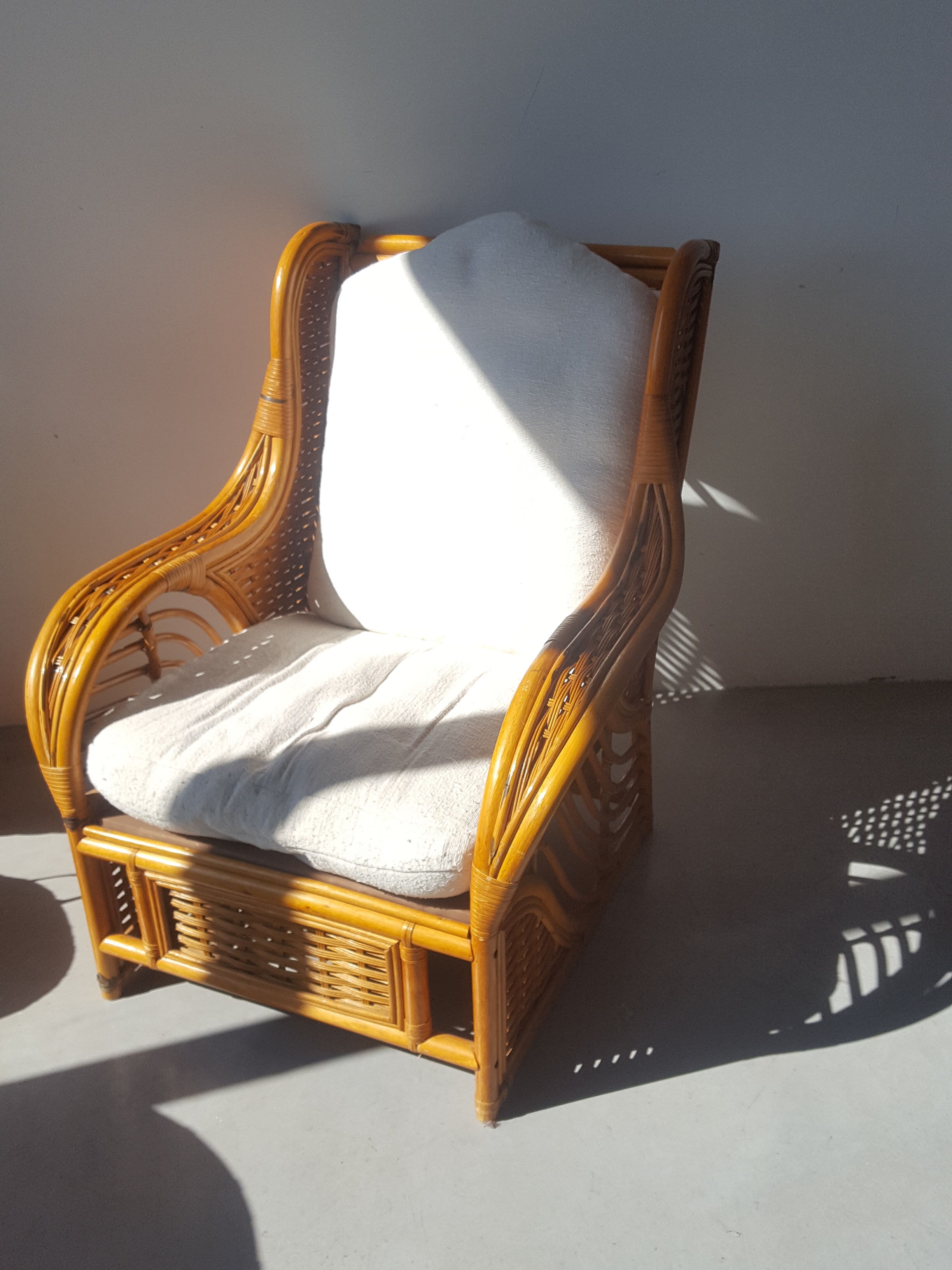 Fauteuil rotin