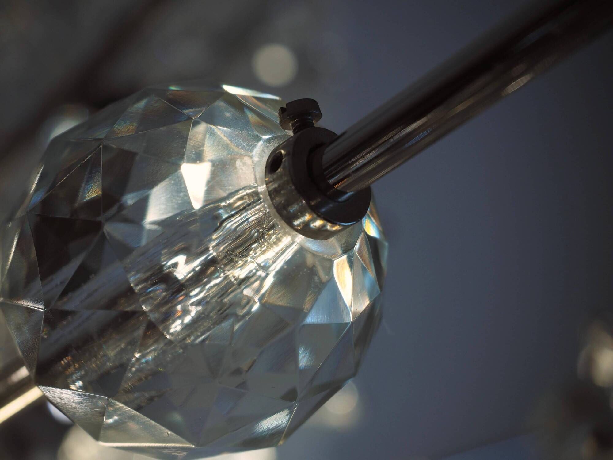 Chandelier "Metropolitan" Met Starburst by Grand J. & L. Lobmeyr, an extremely rare piece.
