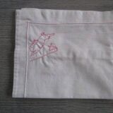 Antique embroidered child's pillowcase