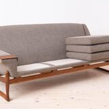 Johannes Andersen Sofa Excellent for AB Trensums Fåtöljfabrik, Reupholstered in KVADRAT