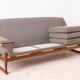 Johannes Andersen Sofa Excellent for AB Trensums Fåtöljfabrik, Reupholstered in KVADRAT