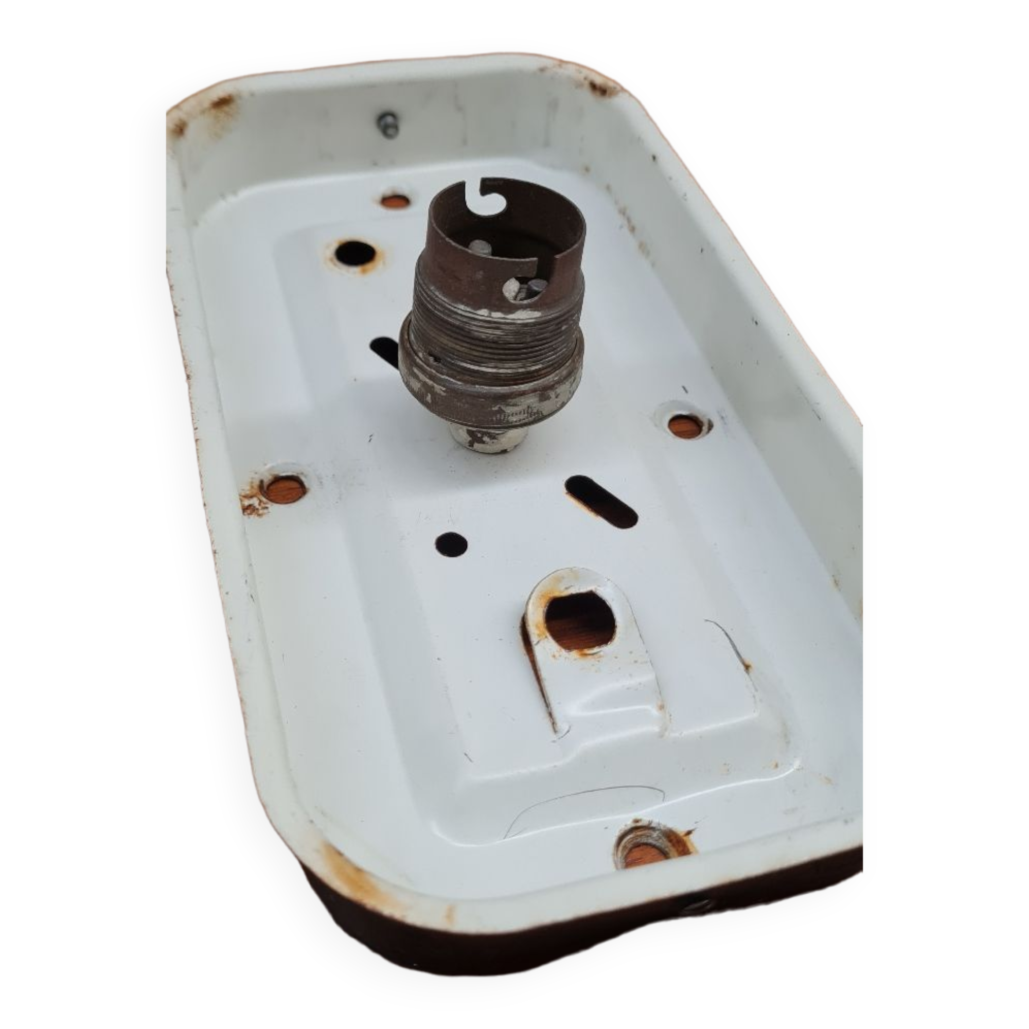 Chiseled glass ceiling light