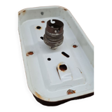 Chiseled glass ceiling light