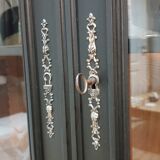 Showcase library cabinet of curiosities black Napoleon III