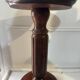 Antique mahogany pedestal in Empire style – side table / plant stand H 5
