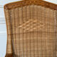 Vintage adult rattan armchair
