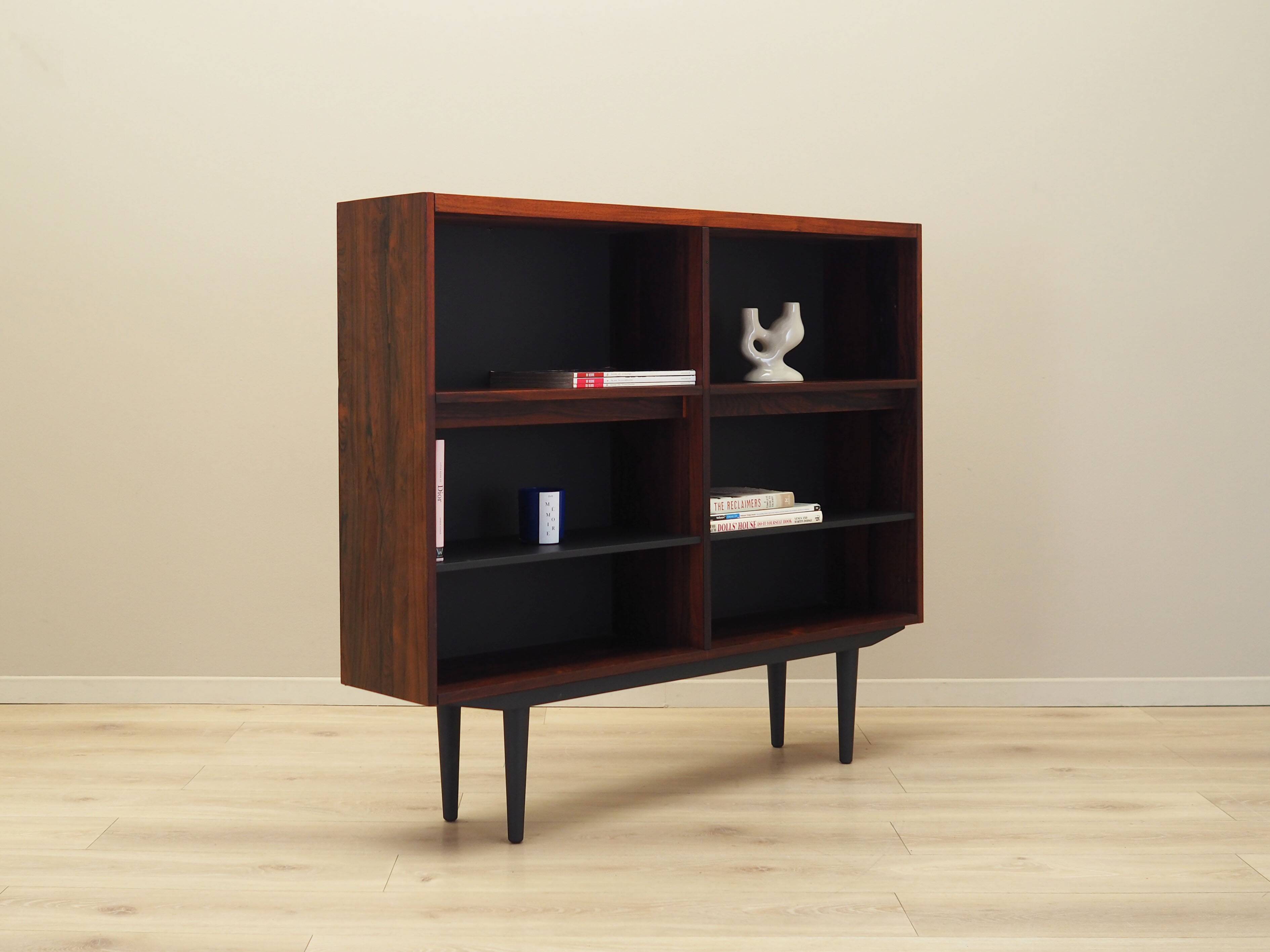 Rosewood bookcase, Danish design, 1970s, made in Denmark