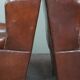 Set of two sheepskin armchairs