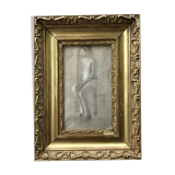 Drawing 30s "The seated woman"