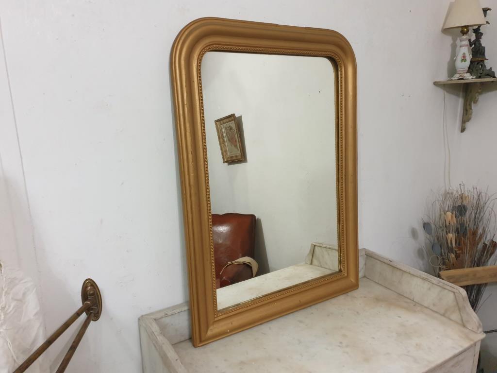 Louis Philippe mirror - Golden mirror - Old mirror