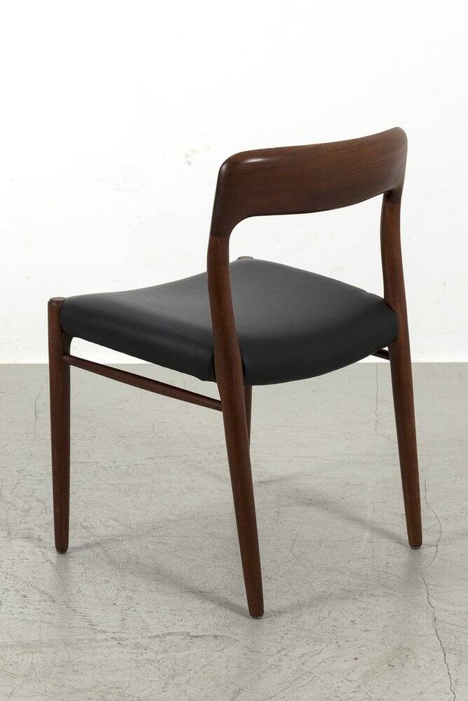 Model 75 Chairs by Niels Otto N. O. Møller, Set of 3