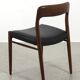 Model 75 Chairs by Niels Otto N. O. Møller, Set of 3