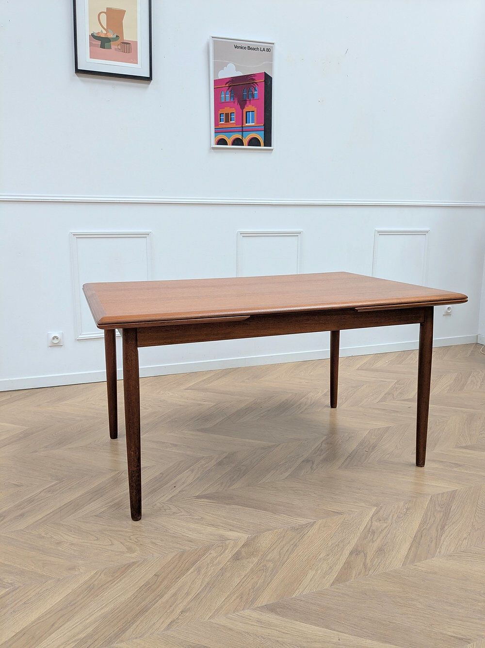 Teak dining table