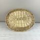 Panier ovale osier couleur beige