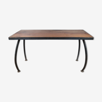 Table basse design bois et fer