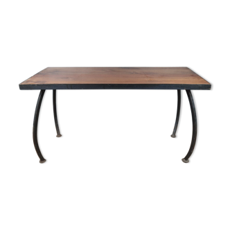 Table basse design bois et fer