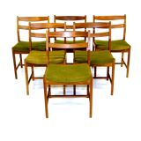 Set of 6 chairs "Ulvö" in oak, Erik Wörtz, Möbel-IKÉA, Sweden, 1960