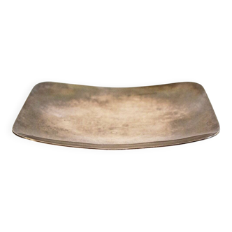 Vintage silver-plated metal pocket emptier Gallia by Christofle, France, 1950.