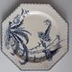 Duo of plates of clairfontaine model INDIANA