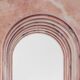 Pink marble side table "Balance"