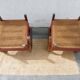 paire de fauteuils art déco, terracotta