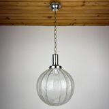 Mid-century glass pendant lamp, Italy, 1960s