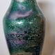Glazed glass vase Signed Laque Line H 40cm