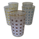 Set of 5 BVB orangeade glasses