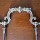 2 gilded bronze handles
