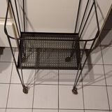 Eiffel feet serving table in the style of Mathieu Matégot