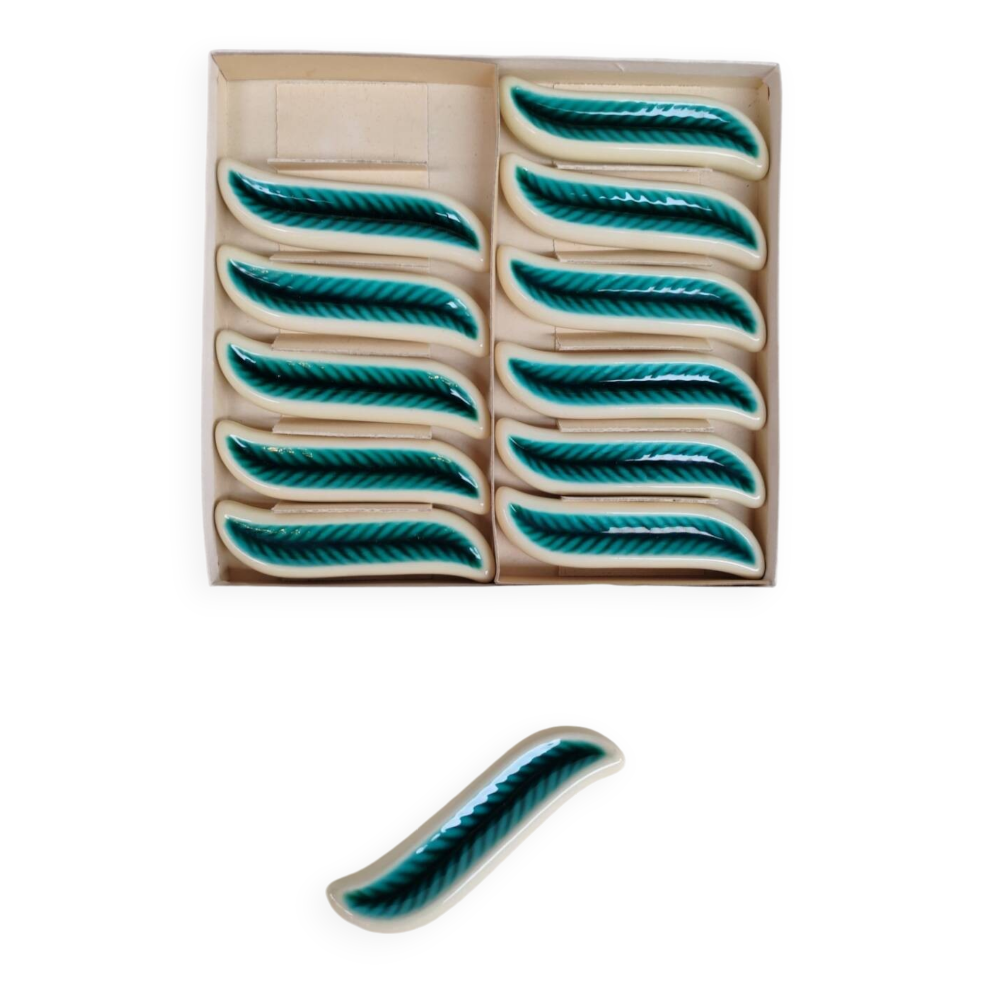 12 ceramic knife holders from Verceram, 1960s.
