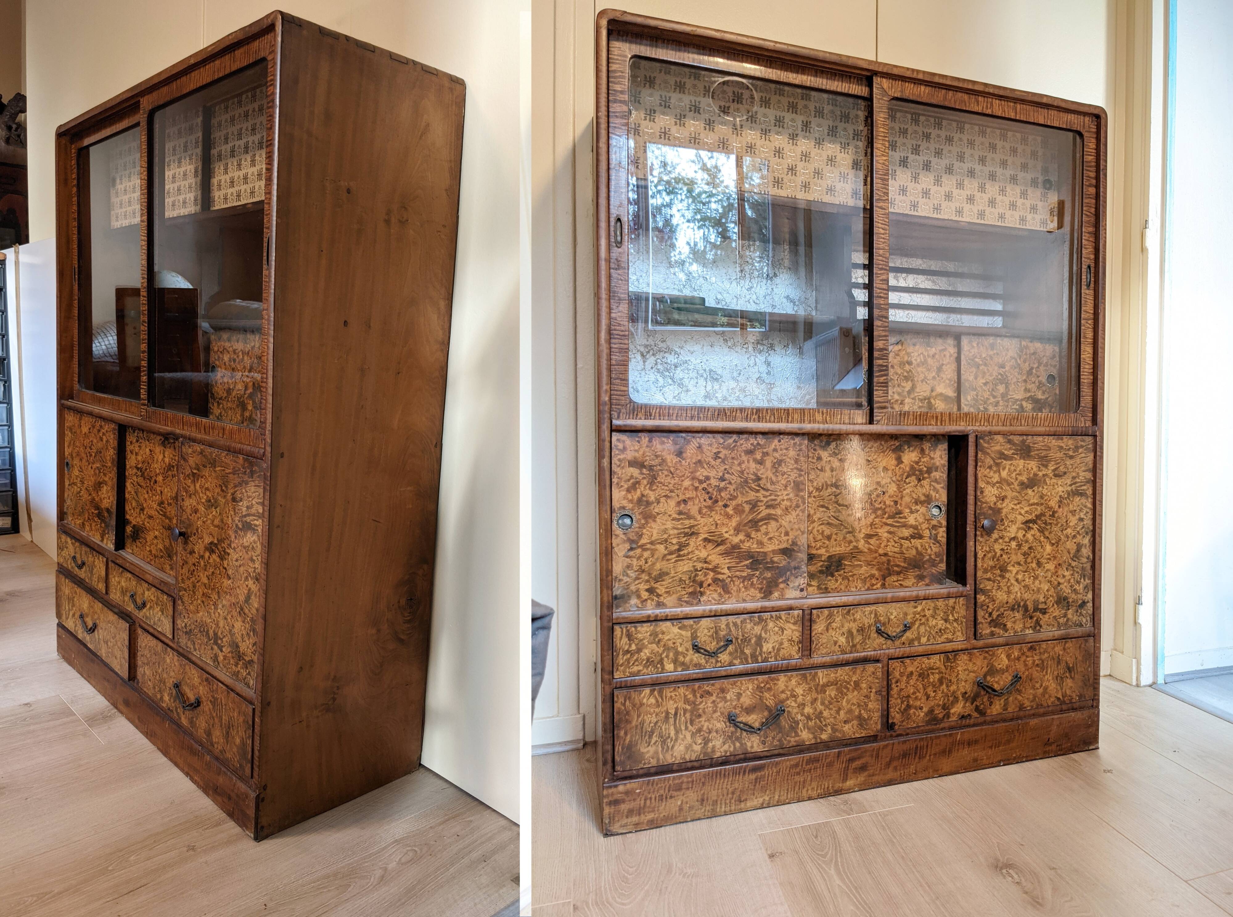Art Deco tea cabinet, Japan 1920-30 - Chandansu