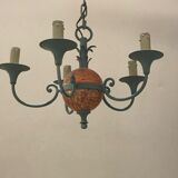 Ancient 5-branch chandeliers