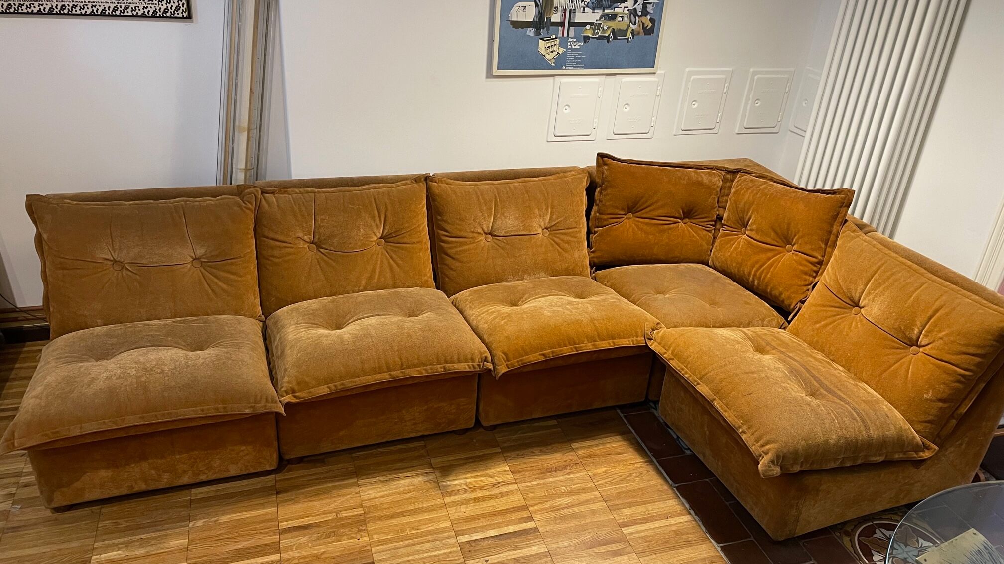Vintage modular sofa from the 70s
