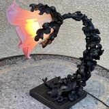lampe fer forgé art déco 1930