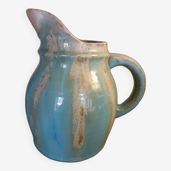 Flamed stoneware pitcher A. Cytère Rambervillers