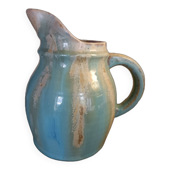Flamed stoneware pitcher A. Cytère Rambervillers