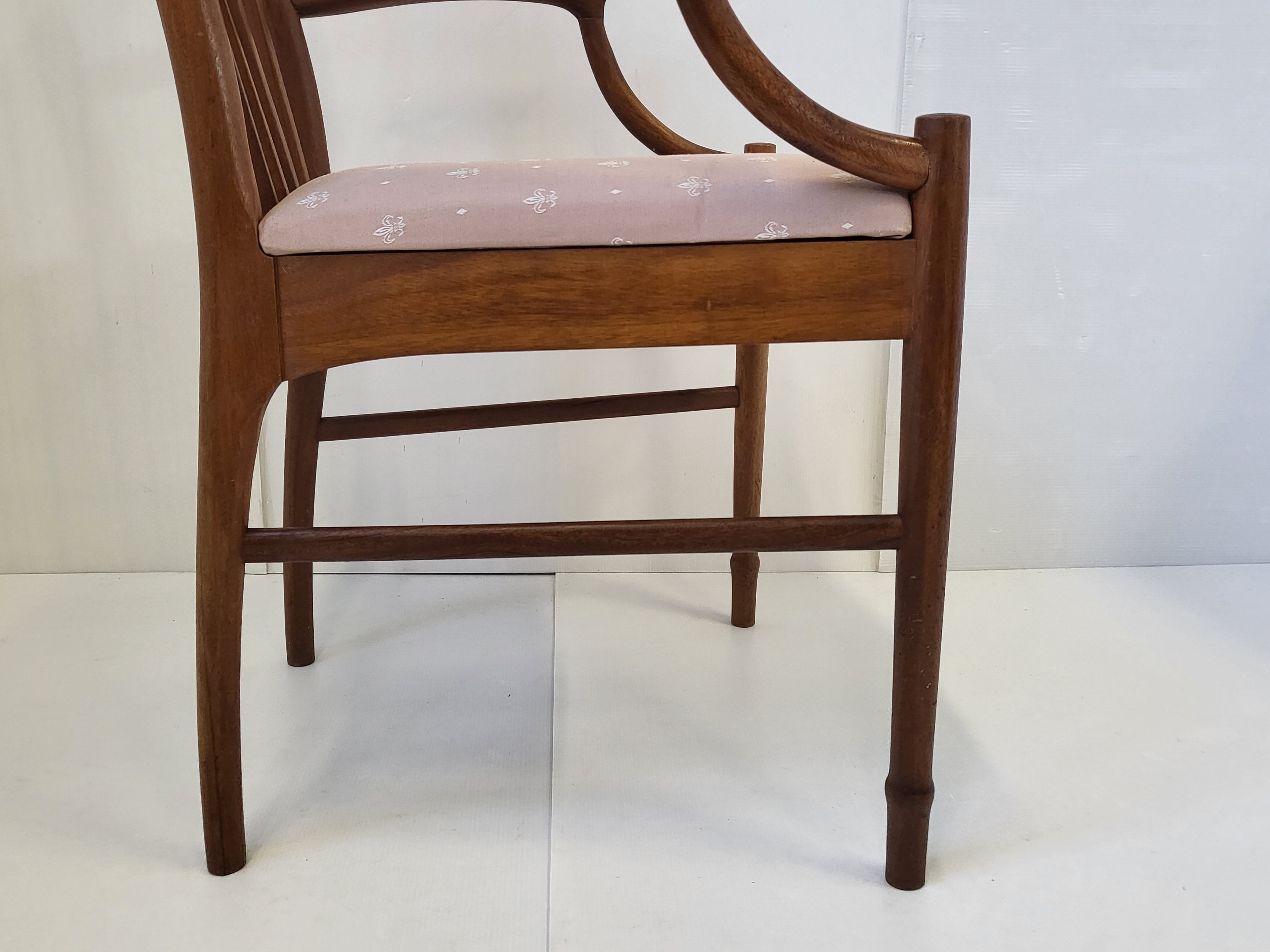 Pair of Scandinavian armchairs 1960 in teak