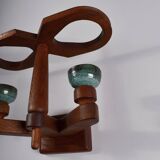 Wall lamp by Guillerme et Chambron for Votre Maison. 1960s