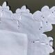 Pillowcase AB scalloped edge English embroidery tulips