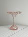 blown glass vase in old rose