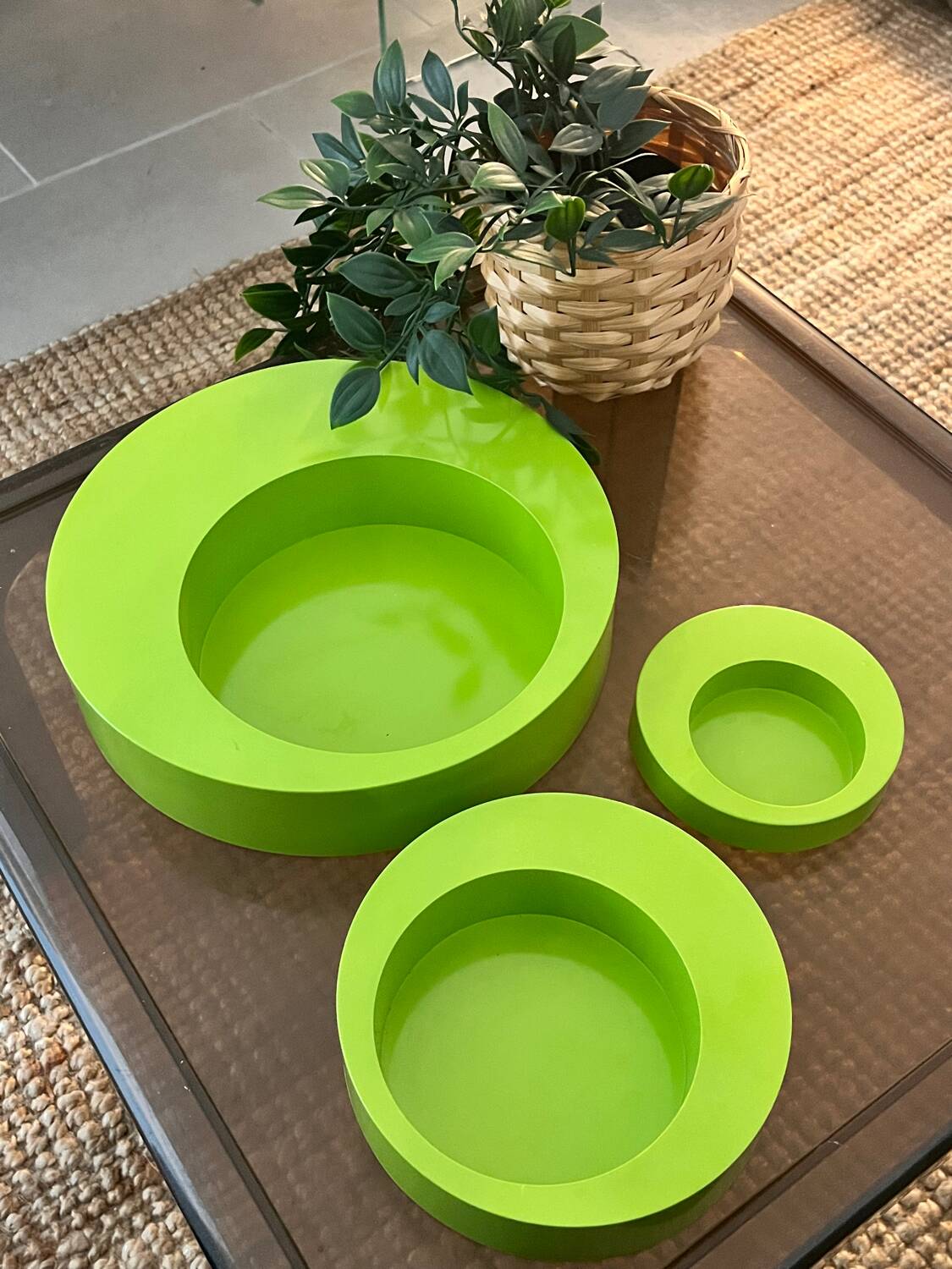 Set of Kazuma Yamaguci design bowls for Luci Milano