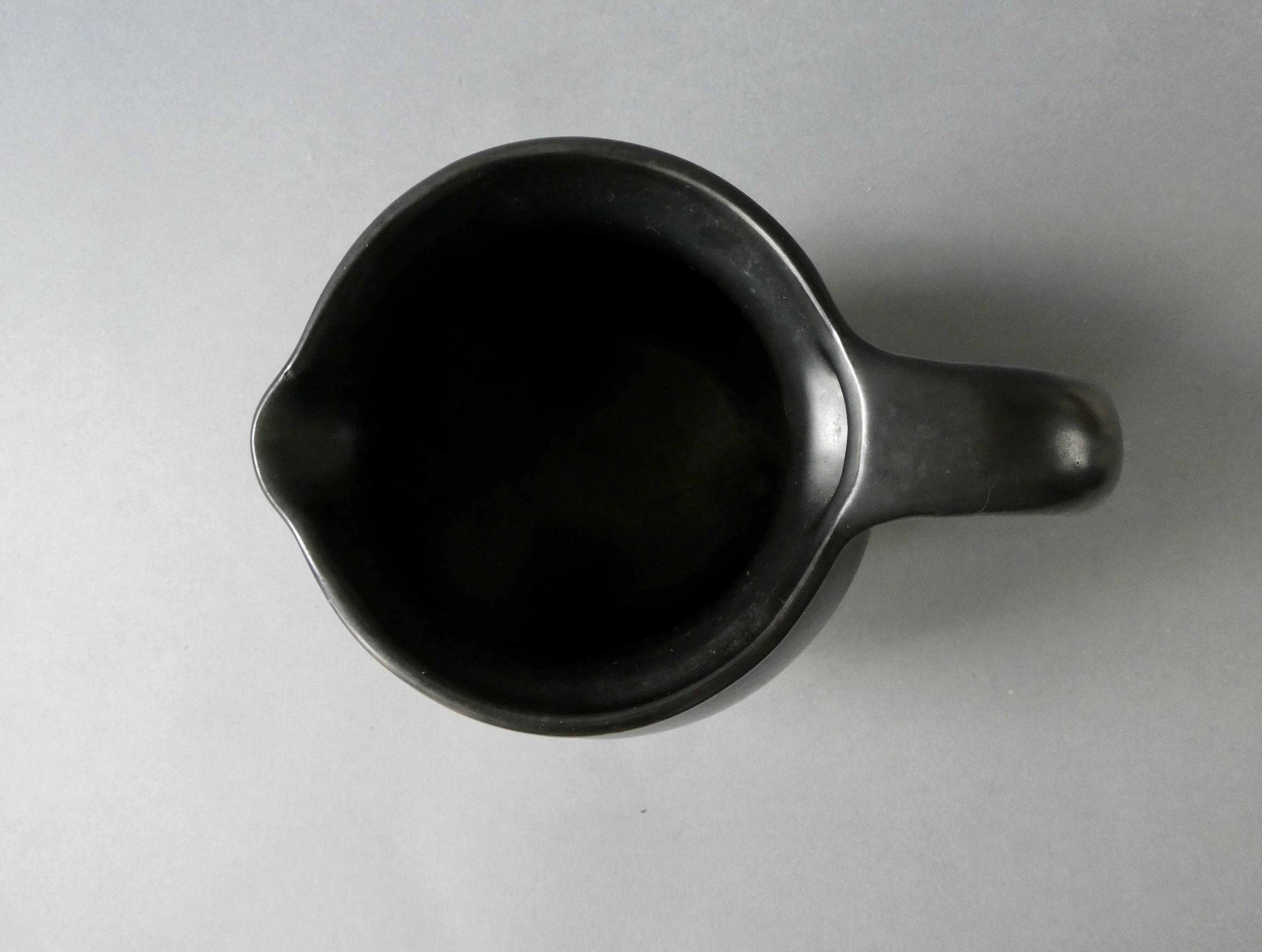 Tripod ceramic pitcher from Périgord pottery, 1960s