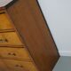 Dutch Industrial Beech Apothecary Cabinet, Mid-20th Century