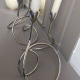 Pair of twisted candlesticks