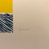 Kumi SUGAI, S (Red Arrows), 1990. Original lithograph signed