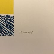 Kumi SUGAI, S (Red Arrows), 1990. Original lithograph signed