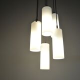 Cascade Ceiling Lamp with 6 Glass Tubes by Staff Leuchten, 1970s