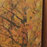 Oil painting, undergrowth landscape